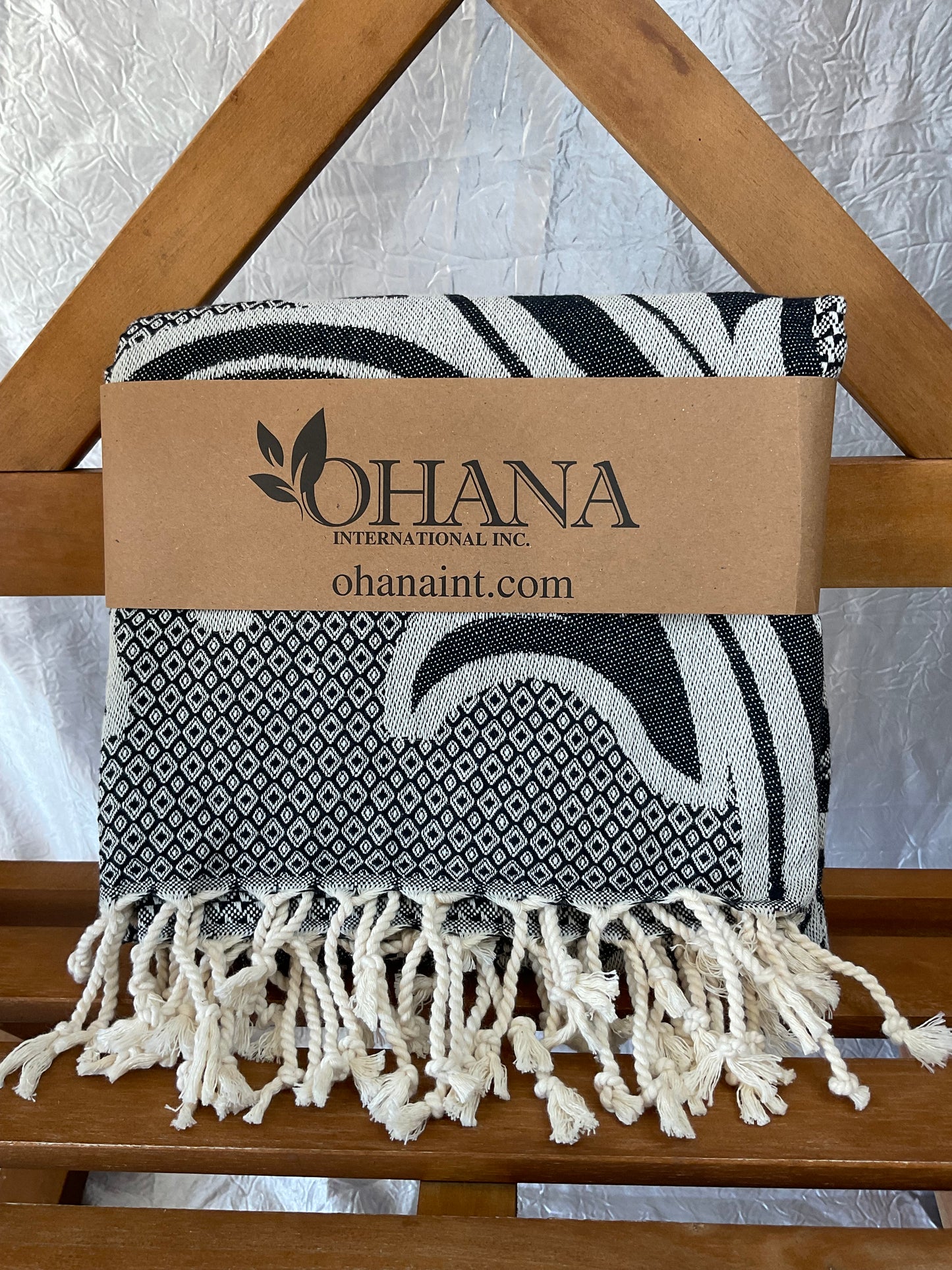 Reversible Ivy - Knit Turkish Cotton Towel