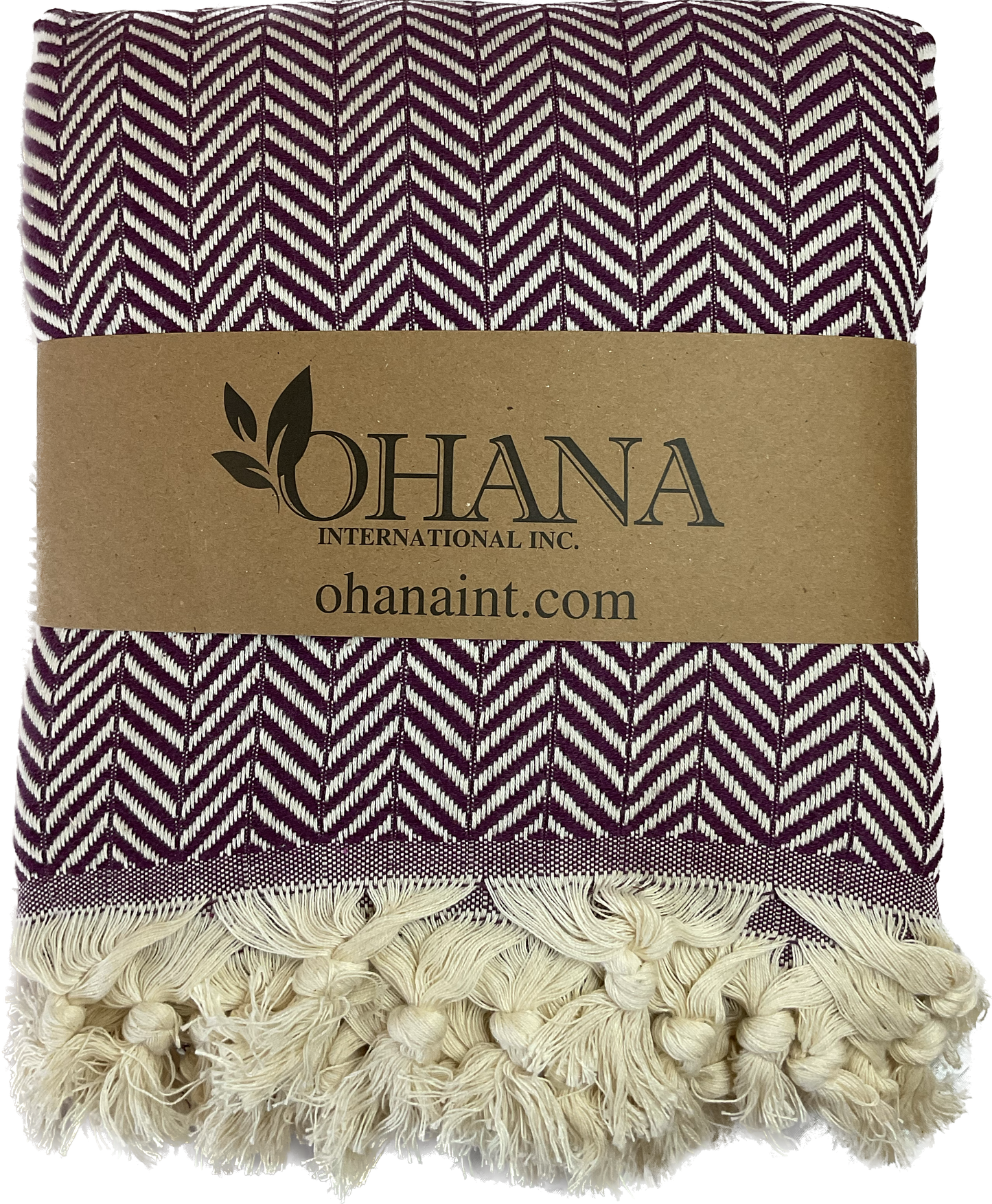 Natural Turkish Cotton Lightweight Blanket - Herringbone - 15 Colors
