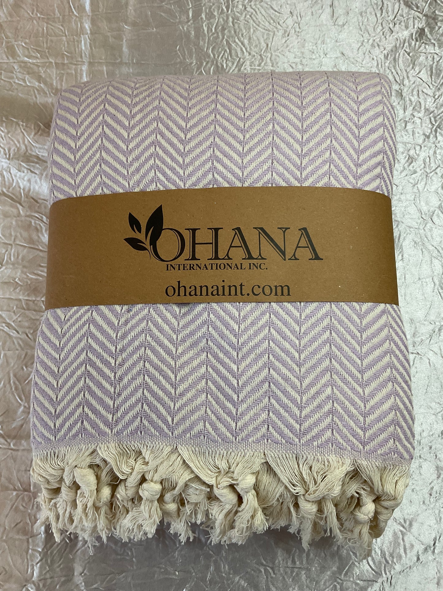 Natural Turkish Cotton Lightweight Blanket - Herringbone - 15 Colors