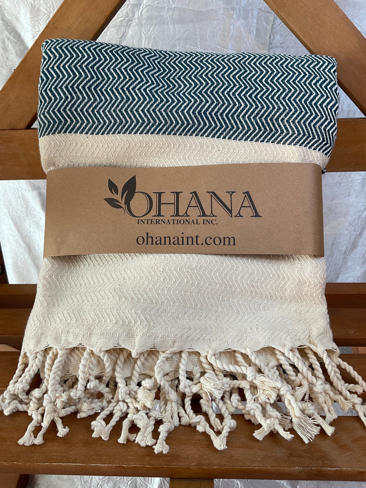 Zig Zag Turkish Cotton Towel - 4 Colors