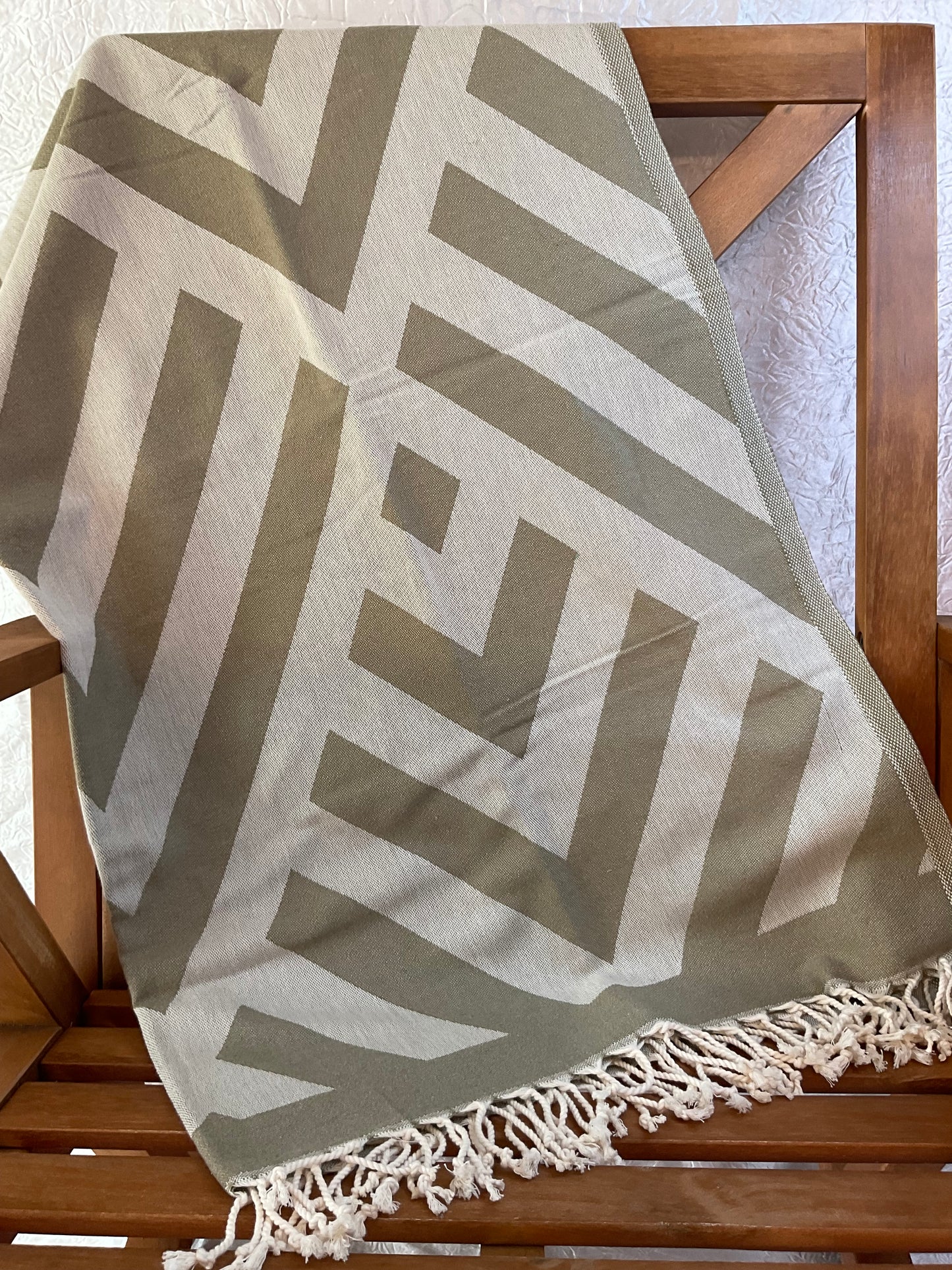 Arrow Head Turkish Towel - Olive