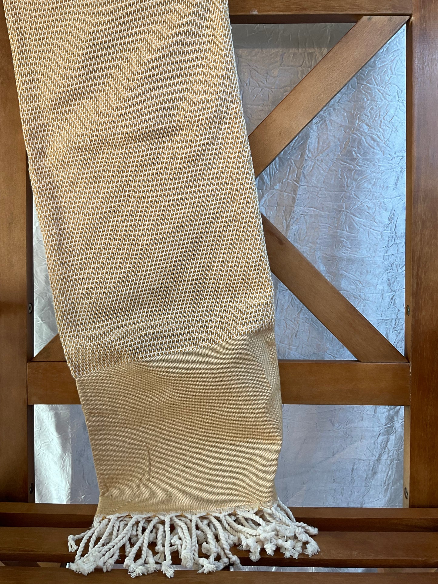 Mustard Woven Turkish Cotton Towel