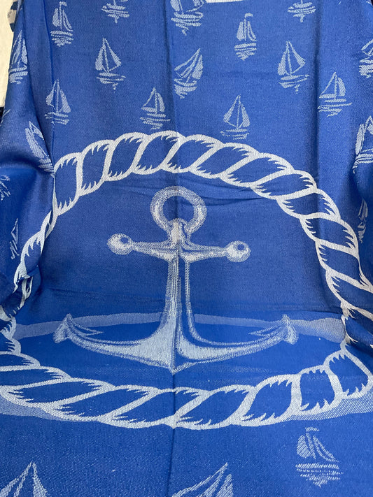 Ahoy!  Cotton Turkish Towel