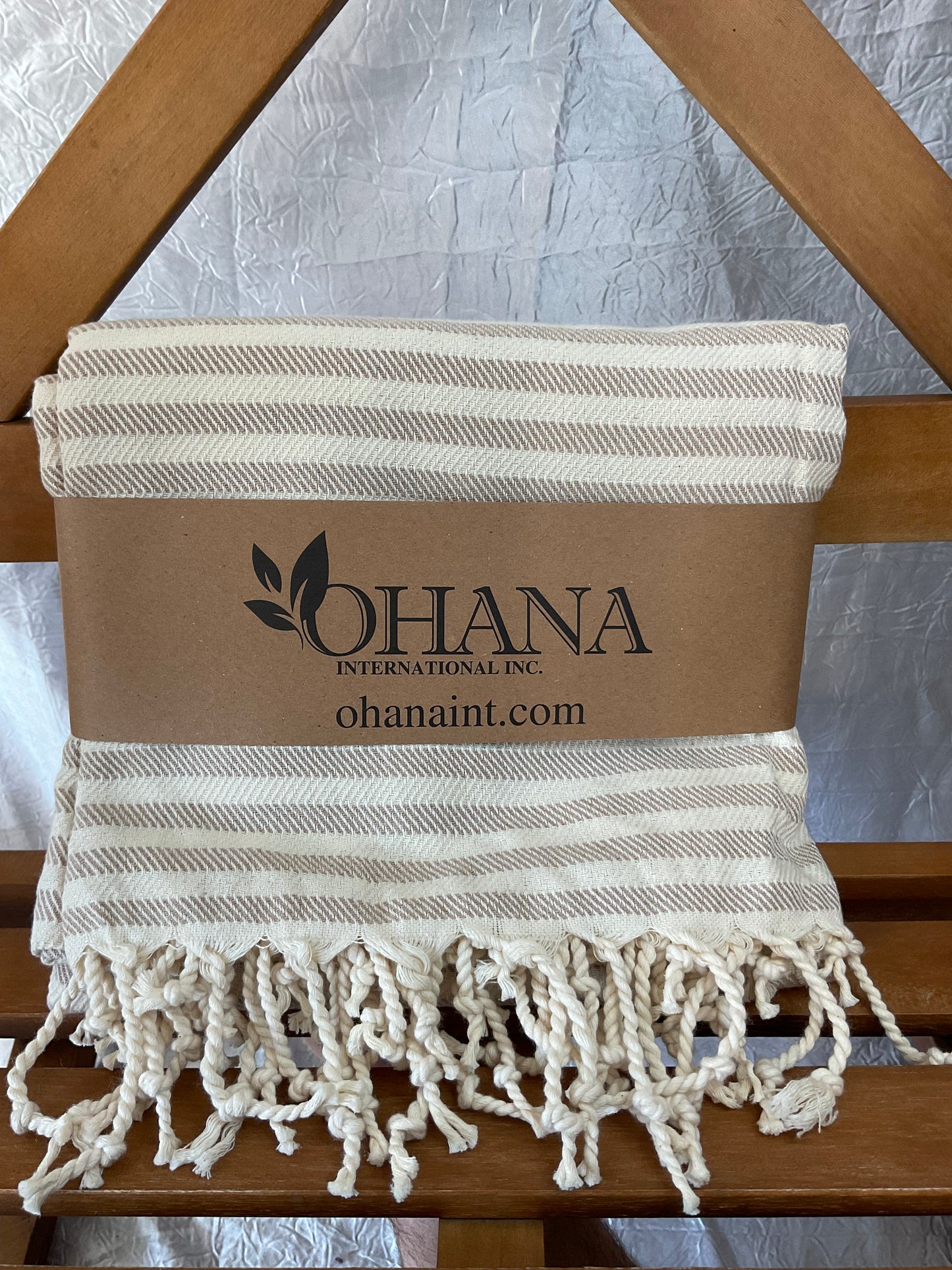 Pixelated Stripe - Turkish Cotton Towel - 4 Colors