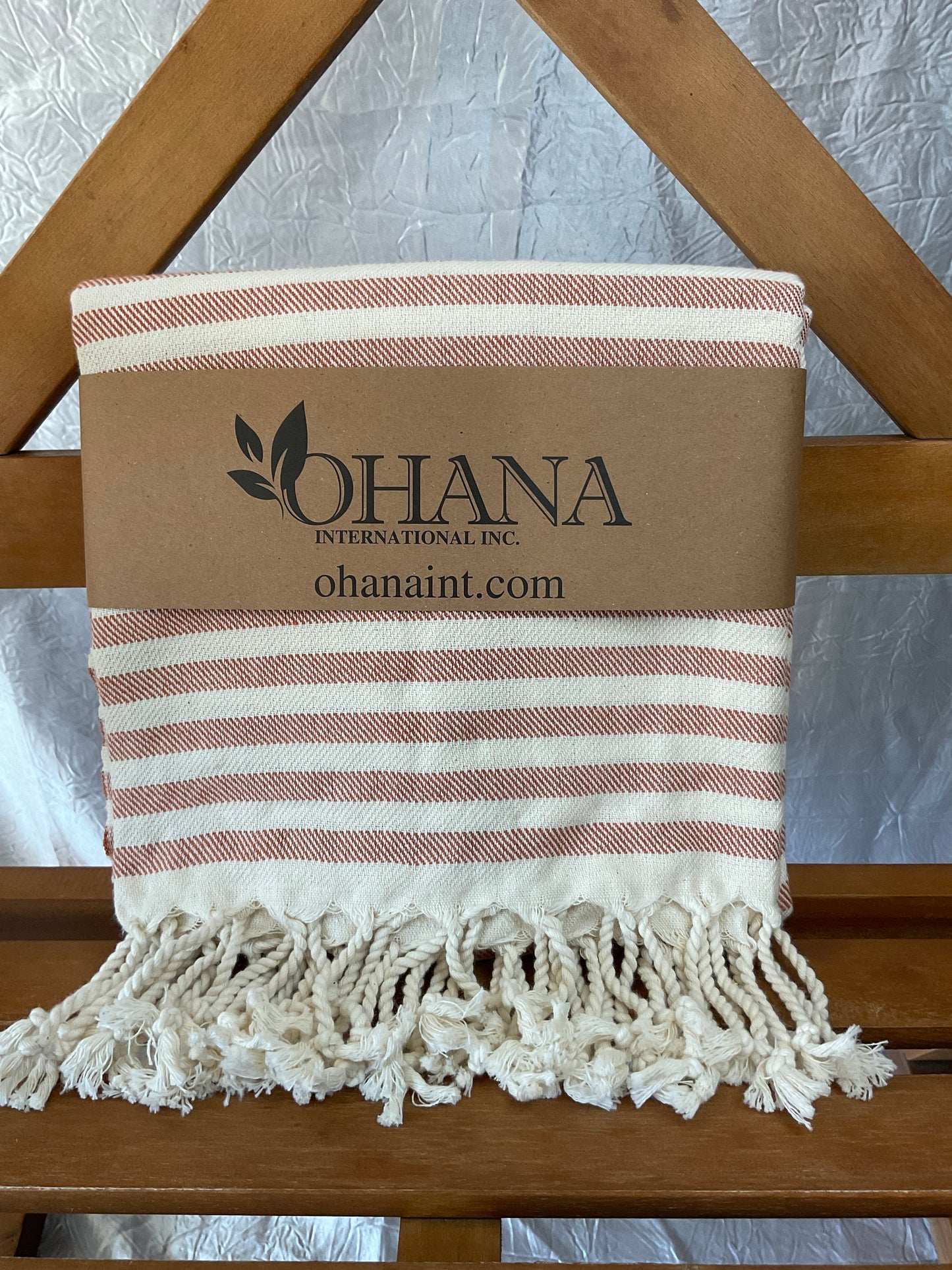 Pixelated Stripe - Turkish Cotton Towel - 4 Colors