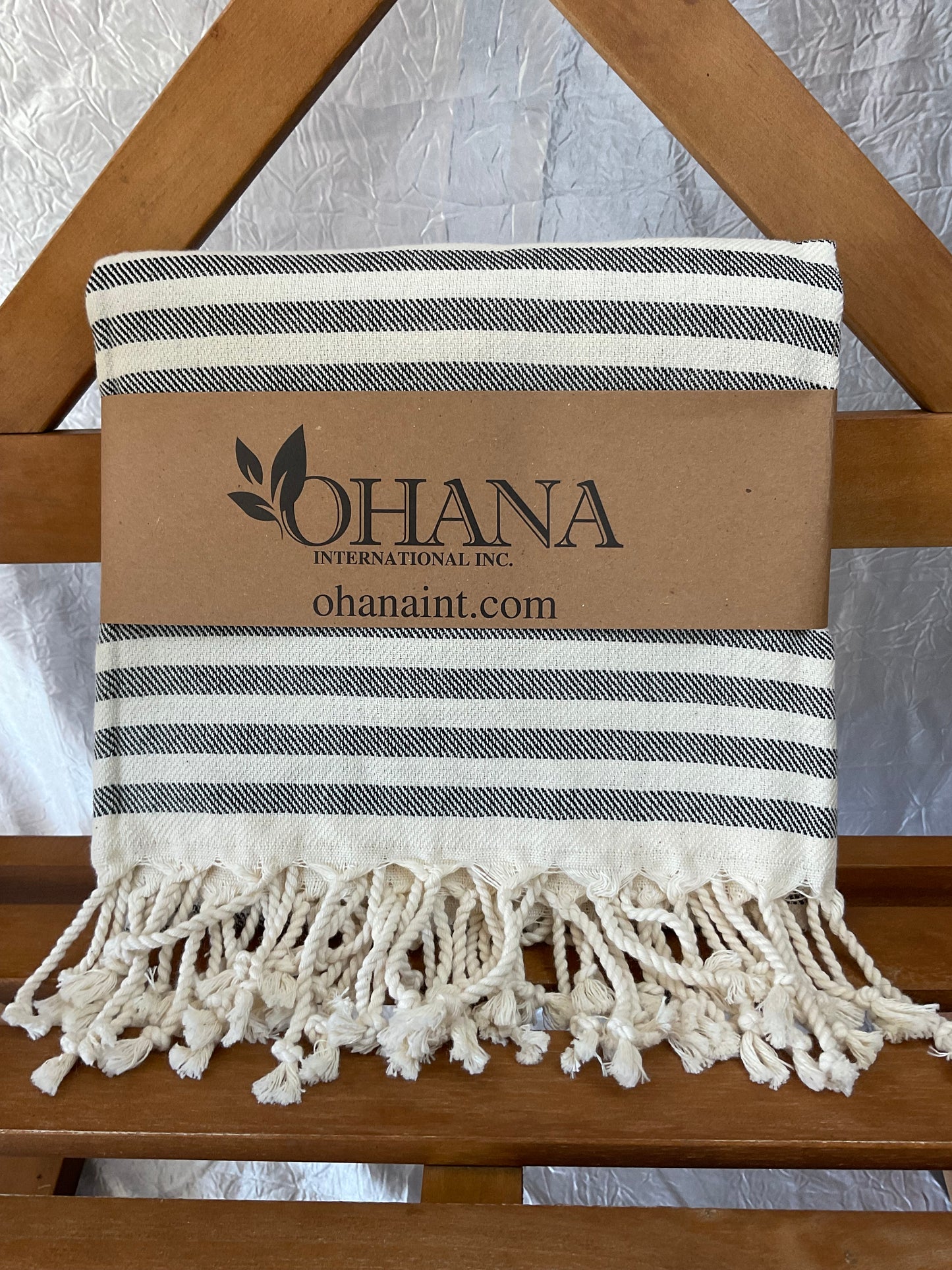 Pixelated Stripe - Turkish Cotton Towel - 4 Colors
