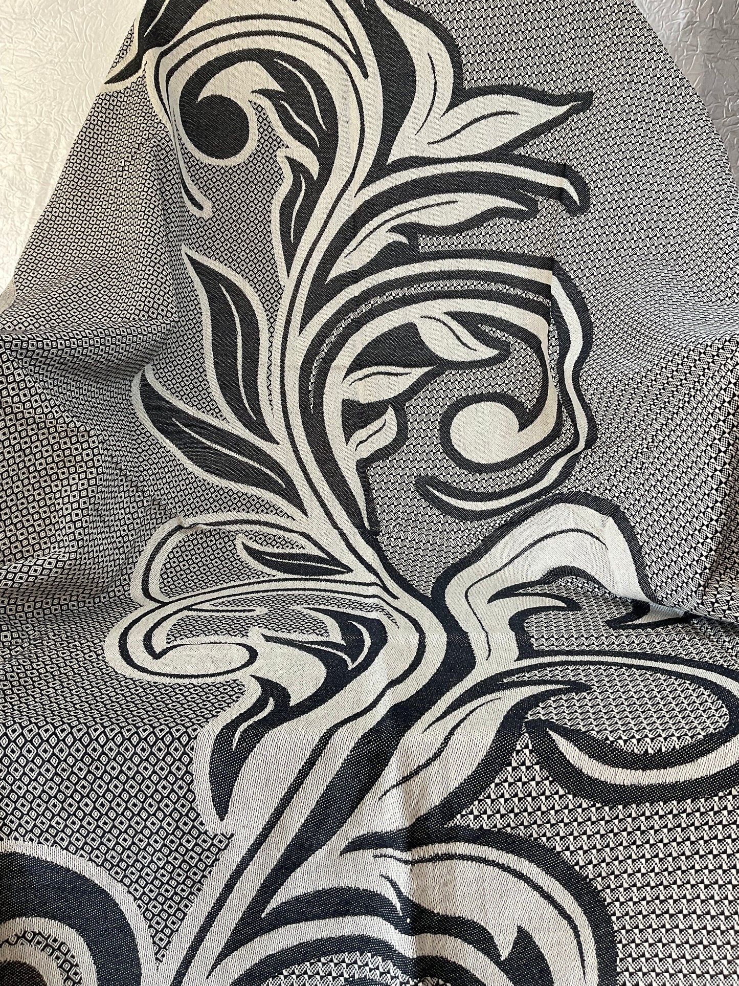 Reversible Ivy - Knit Turkish Cotton Towel