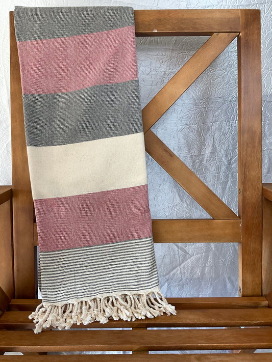 Multi-Colored Stripes - Cotton Towel - 7 Colors