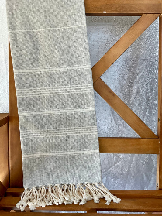 4 Stripe Modern Cotton Turkish Towel - 9 Colors