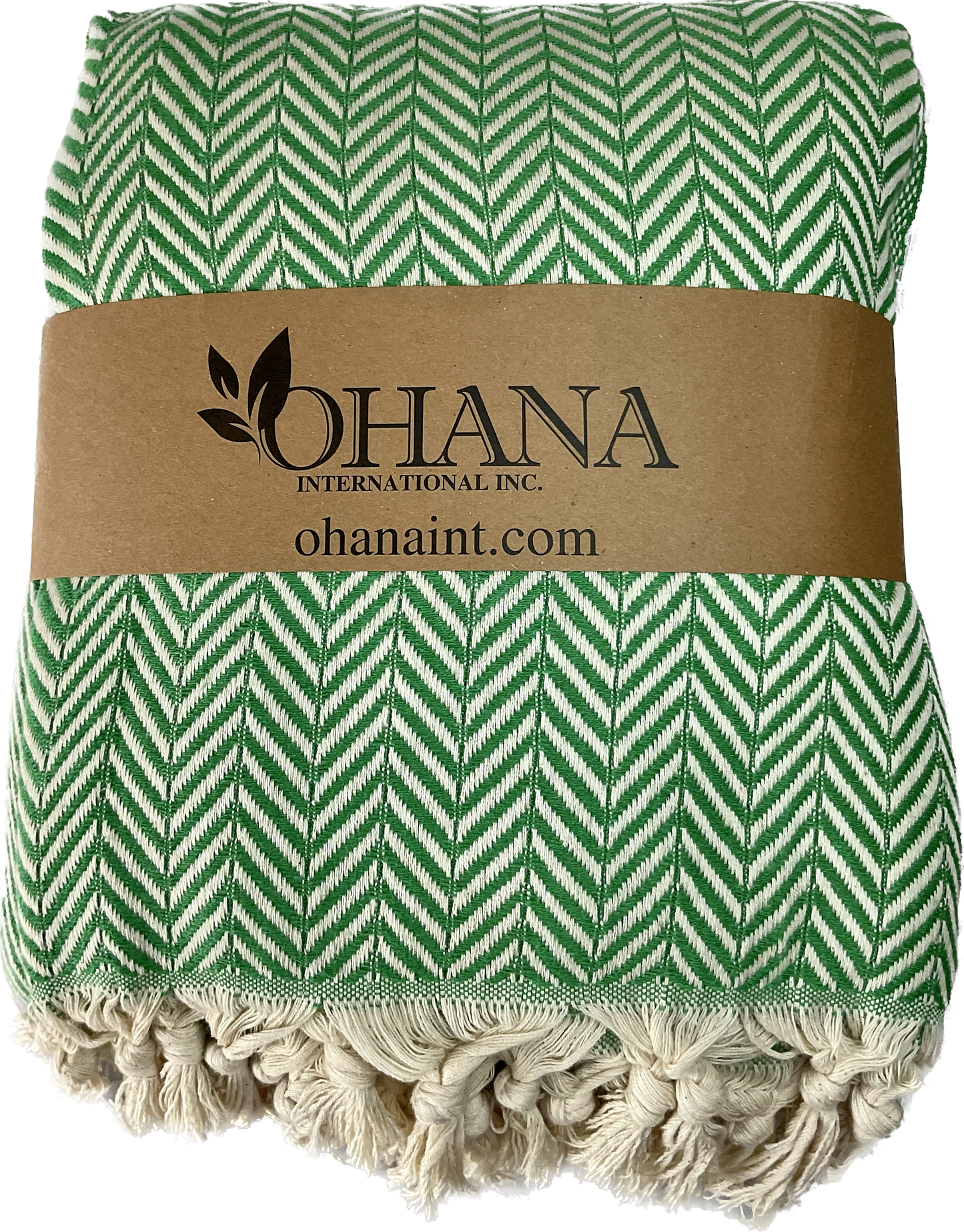 Natural Turkish Cotton Lightweight Blanket - Herringbone - 15 Colors