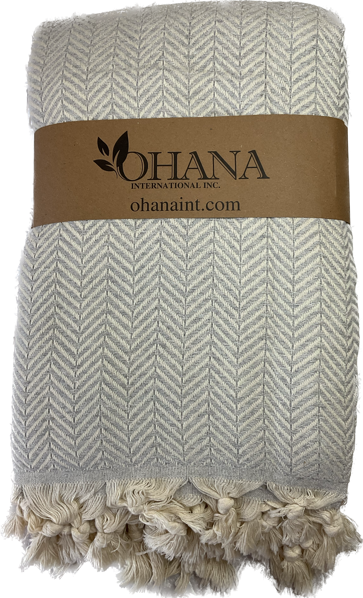 Natural Turkish Cotton Lightweight Blanket - Herringbone - 15 Colors