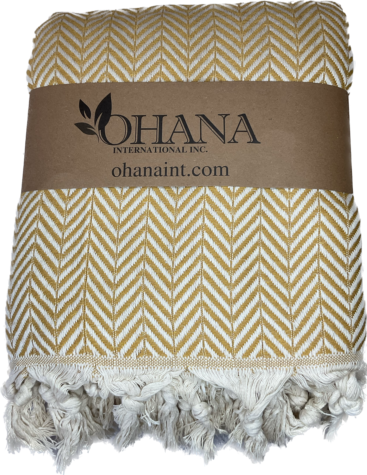 Natural Turkish Cotton Lightweight Blanket - Herringbone - 15 Colors