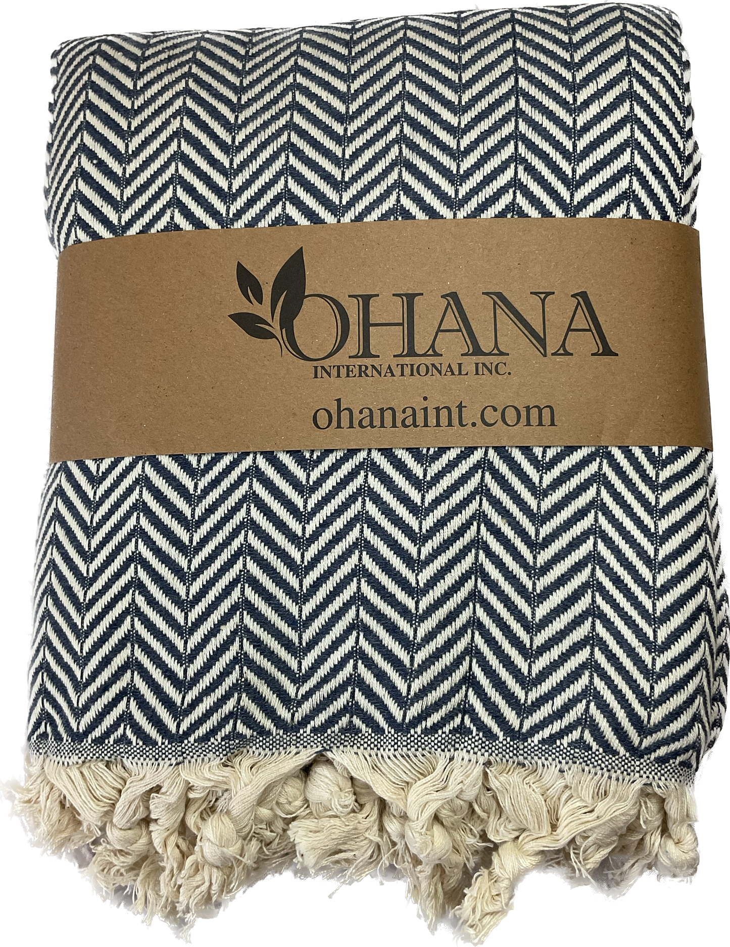 Natural Turkish Cotton Lightweight Blanket - Herringbone - 15 Colors