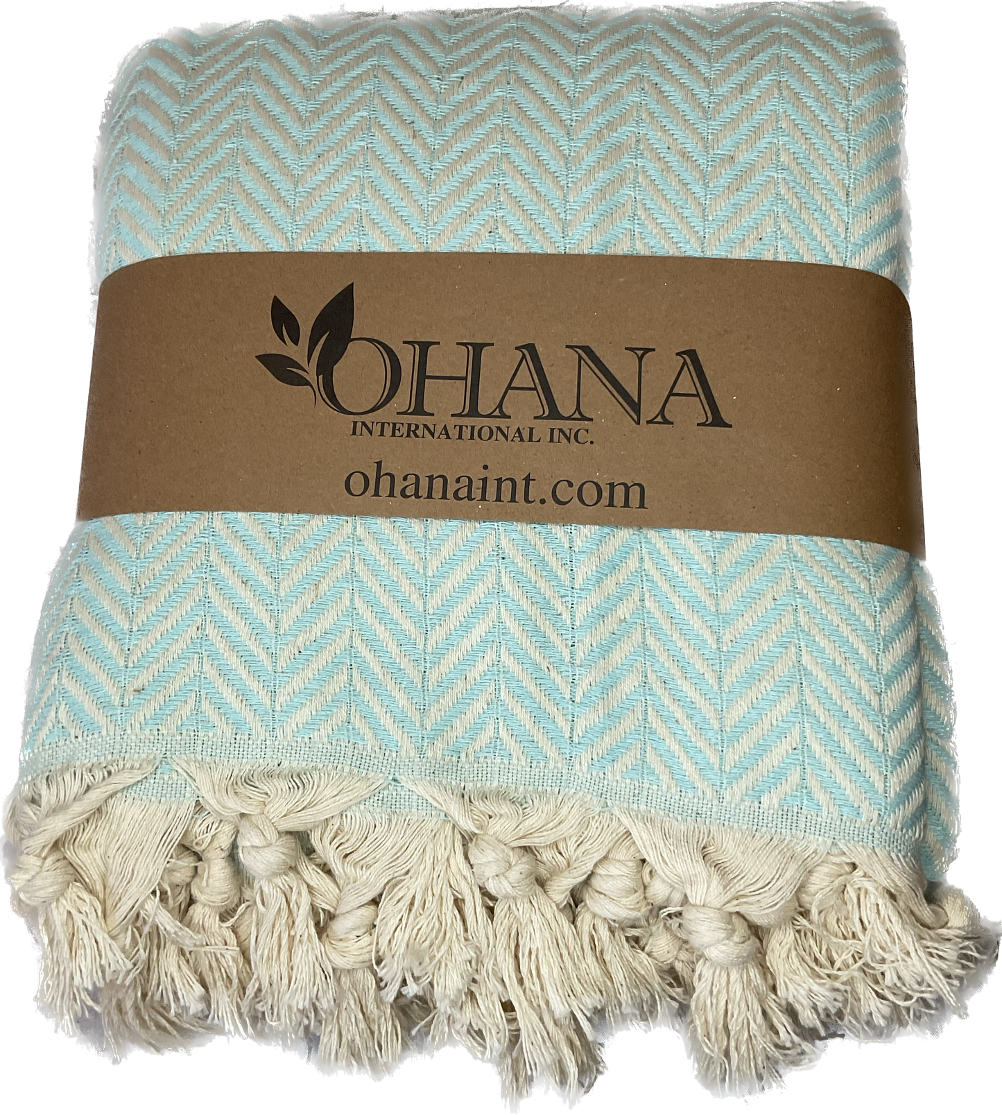 Natural Turkish Cotton Lightweight Blanket - Herringbone - 15 Colors